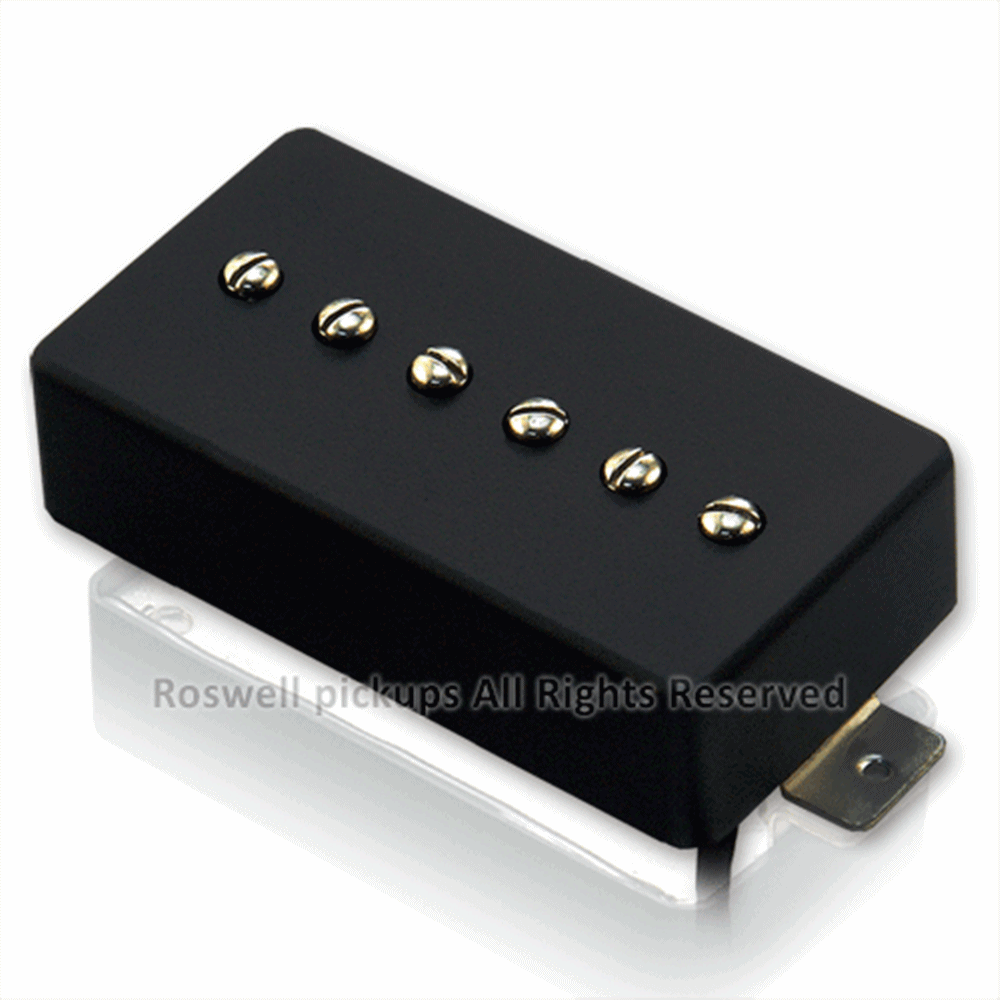 Humbucker Size P90 Plastic Covered Pickup / Alnico 5 – Roswell Pickups